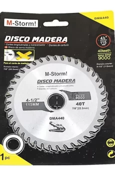 Disco Corte Madera 115mm x 40 Dientes