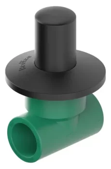 Llave de Paso Con Campana NEGRA 20MM Redeco Termofusion