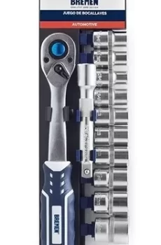 Juego de Bocallaves con Accesorios Portátil [1/2"] (12 Pzs)  BREMEN