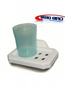 Porta Cepillos+ Porta Vasos PVC