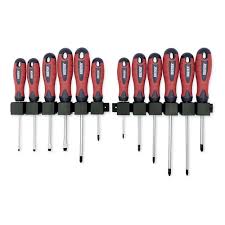 uego de Destornilladores (Puntas Phillips / Planos) (12 Pzs)  BREMEN