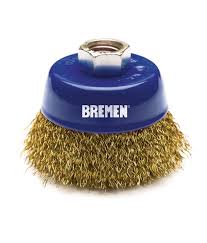 Cepillo Copa Rizado para Amoladora Angular 21/2"  BREMEN