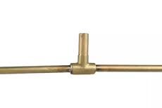 TEE LAVATORIO 1/2 X 1/2  BRONCE