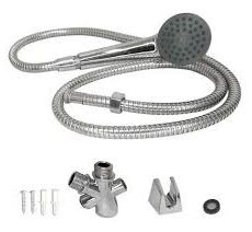 KIT DERIVADOR + FLEX + DUCHADOR + SOPORTE    "LATYNPLAST"