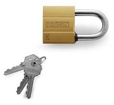 Candado de Bronce Doble Traba a Bolilla 40MM  BREMEN