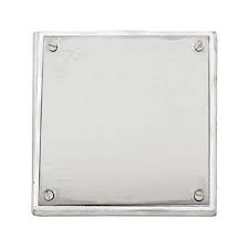 Tapa Ciega Hermetica 10x10 A. Inox
