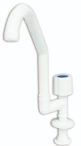 Grifo Mes Pico Curvo Alto Movil PVC