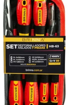 Set Destornilladores Aislados 7 Piezas HB-63